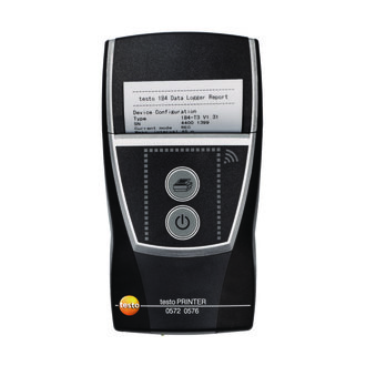 Mobile printer for testo data loggers | Description: Mobile printer